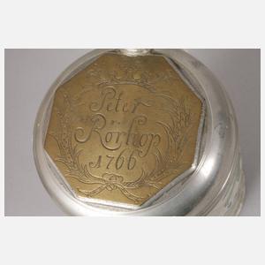 Drei Fayencewalzenkrüge