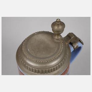 Drei Fayencewalzenkrüge