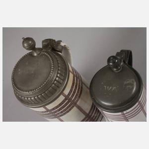 Paar Schrezheimer Fayencekrüge