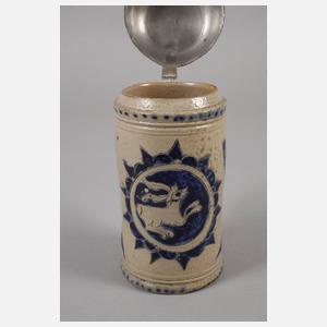 Westerwälder Ritzkrug mit Hirsch