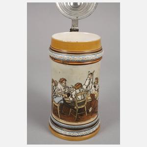 Villeroy & Boch Krug mit Trinkerszene