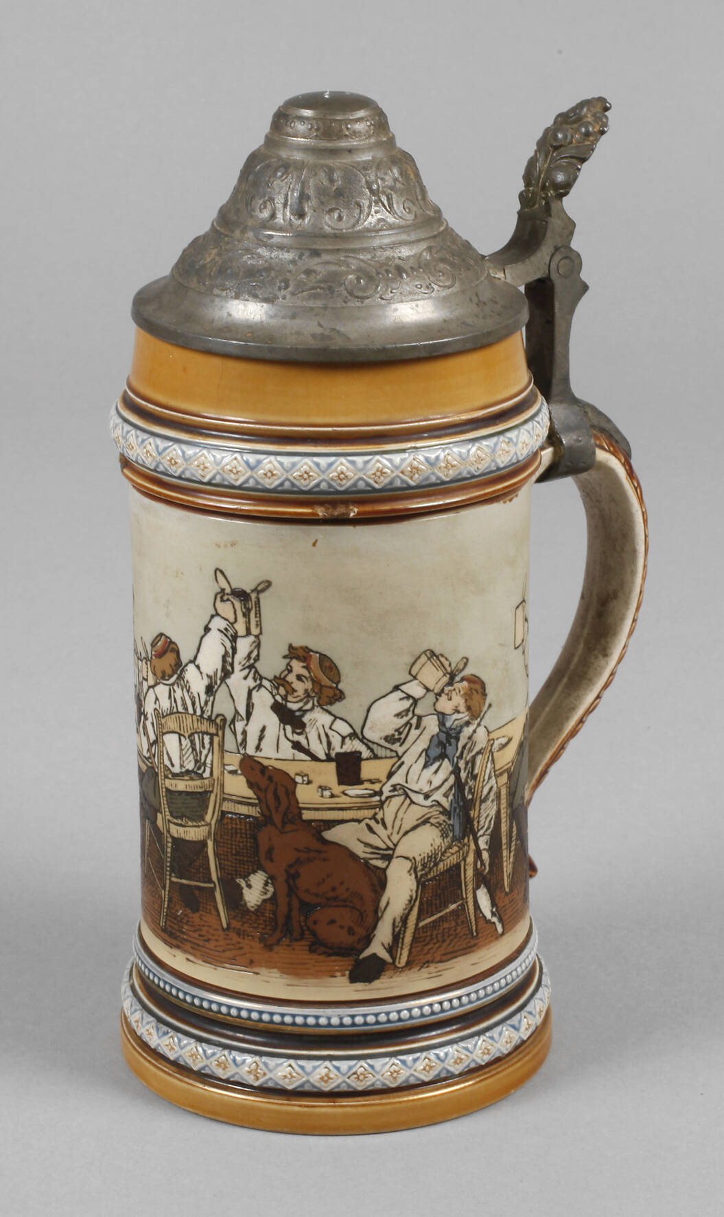 Villeroy & Boch Krug mit Trinkerszene