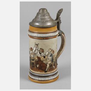 Villeroy & Boch Krug mit Trinkerszene