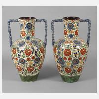 Paar große Henkelvasen Keramik111
