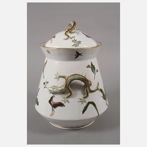 Großer Deckeltopf mit Drachenhenkeln