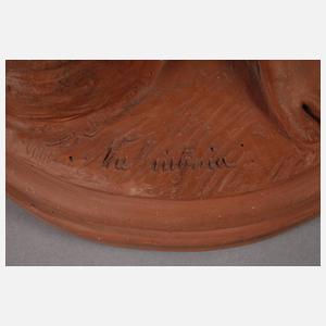 Terrakottafigur Tamburinspielerin