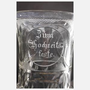 Deckelpokal Spätbiedermeier