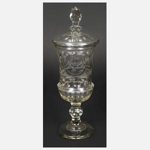 Deckelpokal Spätbiedermeier