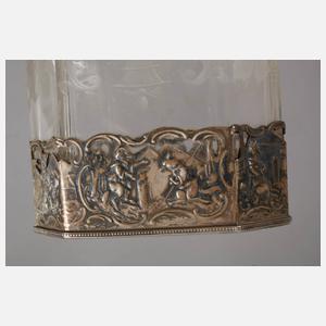 Karaffe mit Silbermontierung