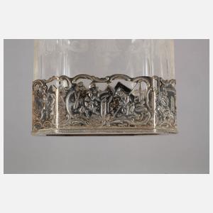 Karaffe mit Silbermontierung