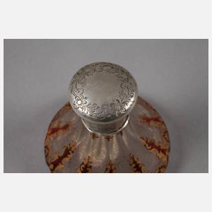 Parfümflakon mit Silbermontierung