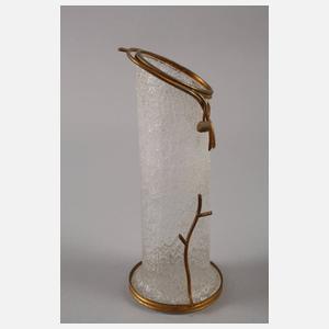 Paar montierte Eisglasvasen