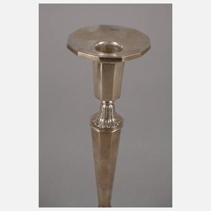 Paar Silber Tafelleuchter Empire