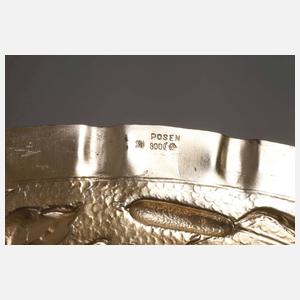 Silberwandplatte im Barockstil