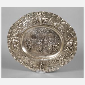 Silberwandplatte im Barockstil