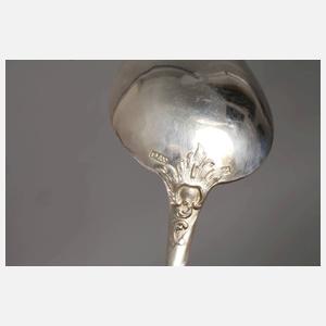 Zwölf Suppenlöffel Silber