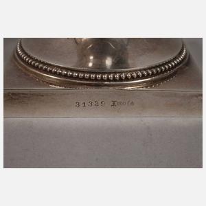 Vierteiliges Silberservice