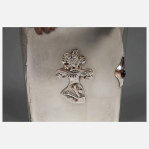 Zigarettenetui Silber