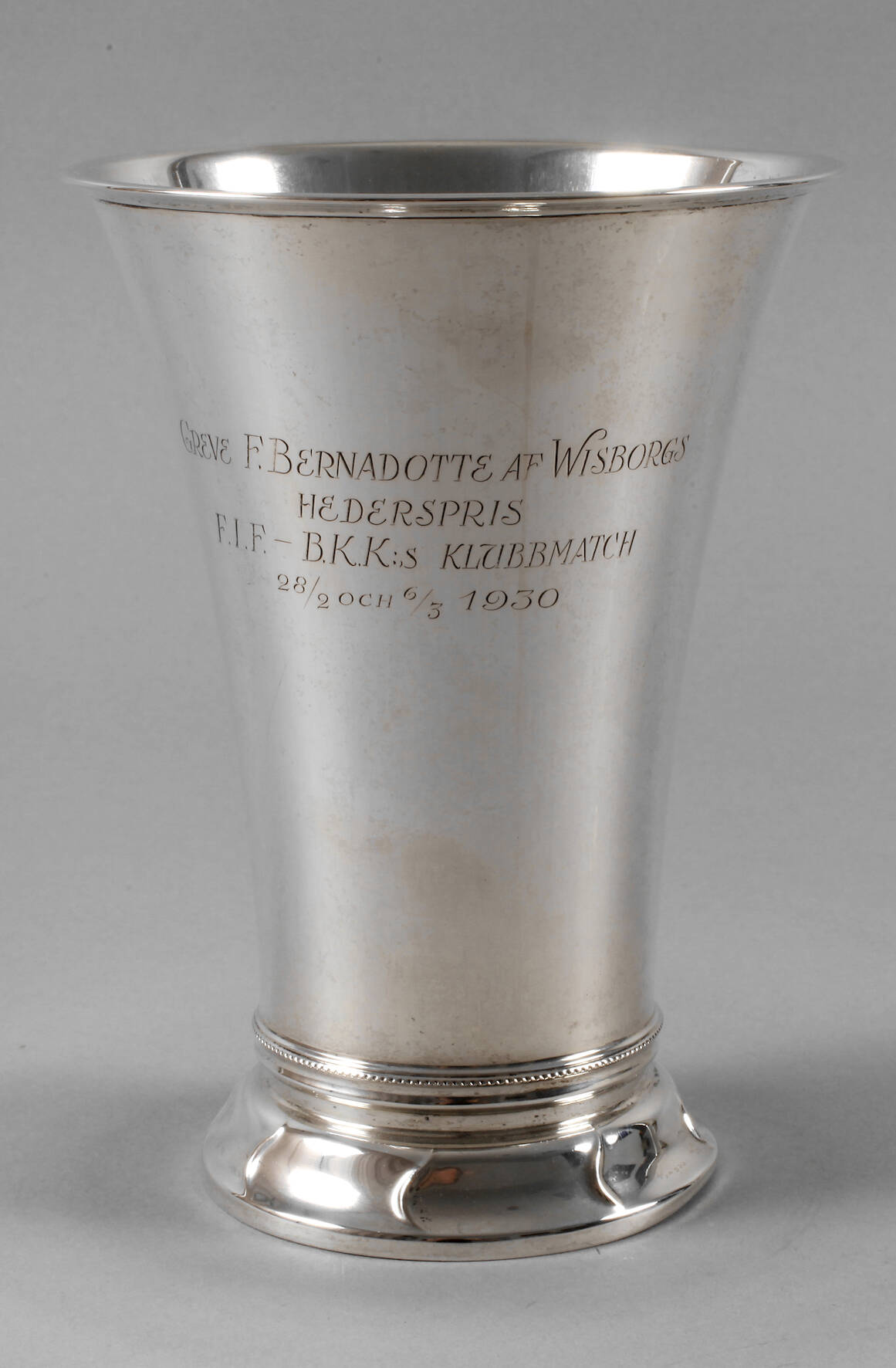 Ehrenpokal Graf F. Bernadotte von Wisborg