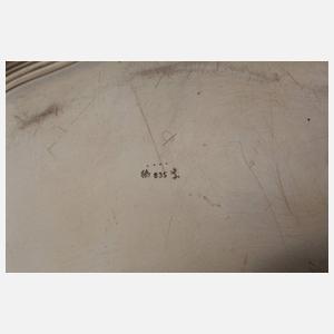 Widmungstablett Silber Frhr. von Hammerstein