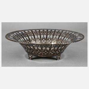 Silberschale Art déco