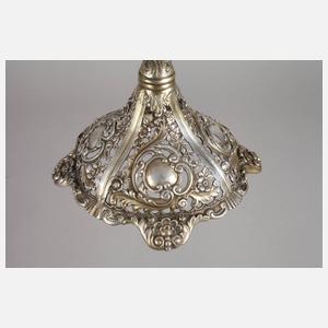 Silberleuchter im Barockstil