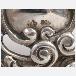 Silberleuchter im Barockstil