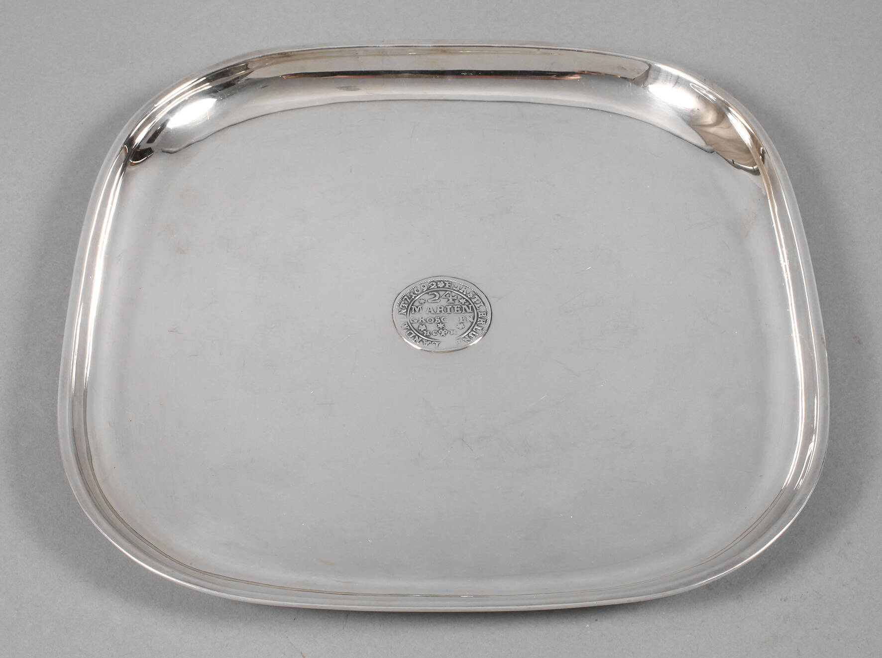 Silberschale mit Mariengroschen