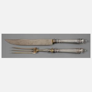 Tranchierbesteck Silber