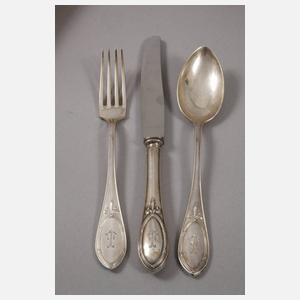 Großer Besteckkasten Wilkens & Söhne Silber