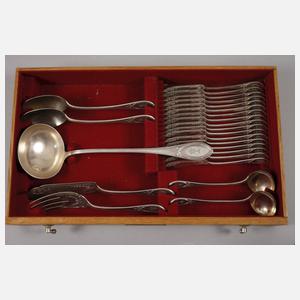 Großer Besteckkasten Wilkens & Söhne Silber