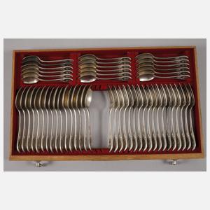 Großer Besteckkasten Wilkens & Söhne Silber