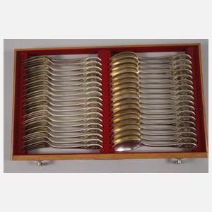 Großer Besteckkasten Wilkens & Söhne Silber