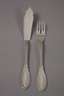 Fischbesteck Jugendstil Silber