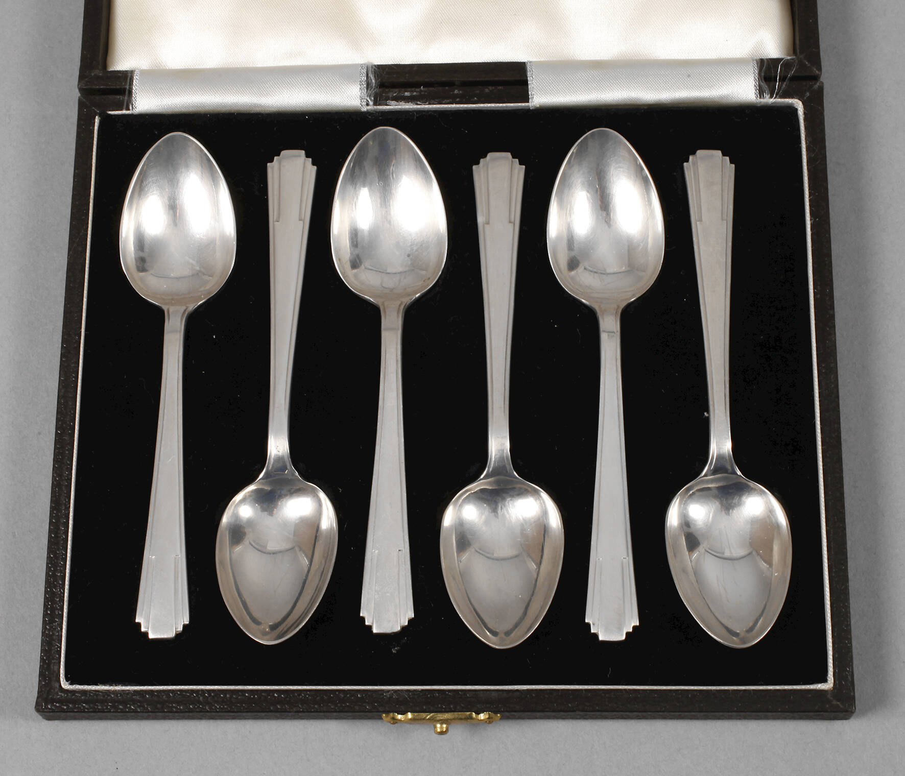 England sechs Kaffeelöffel Silber