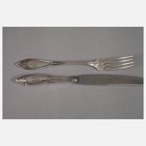 Abendbrotbesteck Jugendstil
