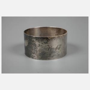 Fünf Serviettenringe mit Doppeladler