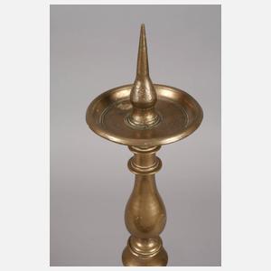 Paar große barocke Altarleuchter