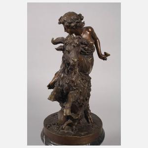 nach Claude Michel Clodion, Frau auf Ziegenbock