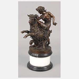 nach Claude Michel Clodion, Frau auf Ziegenbock