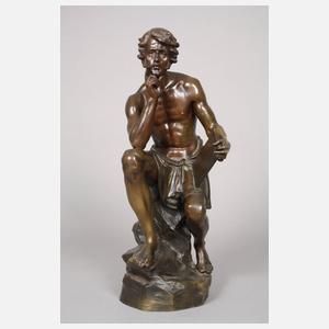 Emil Carlier, Sitzender Gelehrter