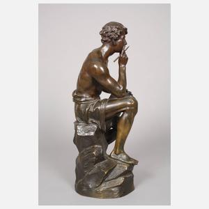 Emil Carlier, Sitzender Gelehrter