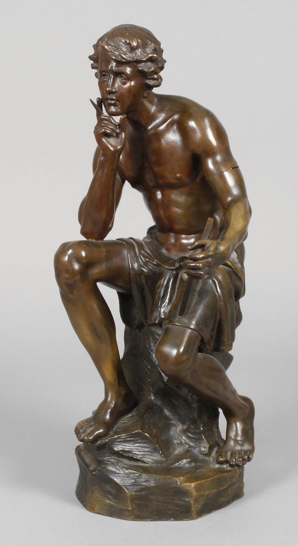 Emil Carlier, Sitzender Gelehrter