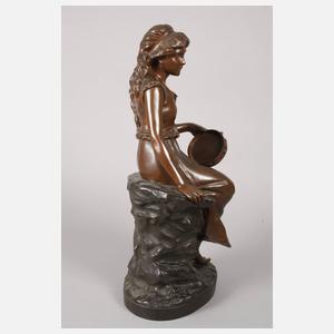 Leopold Bracony, Mädchen mit Tamburin