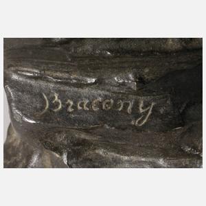 Leopold Bracony, Mädchen mit Tamburin