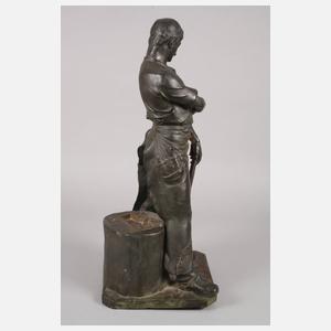 Karl Kretschmer, große Bronze Schmied