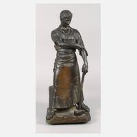 Karl Kretschmer, große Bronze Schmied111