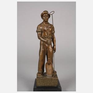 Bronze eines Gießereiarbeiters