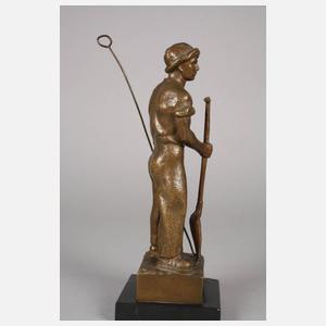 Bronze eines Gießereiarbeiters