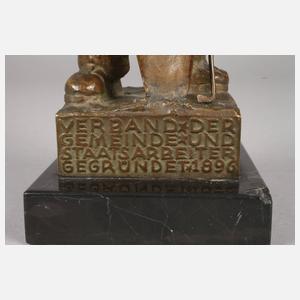 Bronze eines Gießereiarbeiters